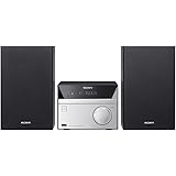 Sony Micro Hi-Fi Stereo Sound System with Bluetooth Wireless Streaming NFC, CD Player, FM Radio, Mega Boost, USB Playback & C