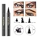 Eyeliner Stamp - Eye Wingliner by Angel Kiss- Double-Ended Stamp Liquid Liner,Vogue Effects Black,Waterproof Make Up, Smudgeproof,Winged Long Lasting Liquid Eye liner Pen,Vamp Style Wing - Single