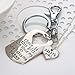 ELOI Father Day's Gift Men's Keychain Girl's Necklace Daughter Pendant Gift for Daddy