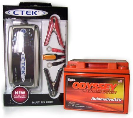 Odyssey PC680MJT Battery And CTEK Multi US 7002 Battery Charger