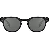 IZIPIZI SUN #C Sunglasses Men & Women – Pantos with Biobased Frame, Anti-Scratch Grey Lenses, 100% UV Category 3 Protection