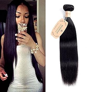 Amazon Com Moomhair 9a Brazilian Virgin Hair 14 100g 100