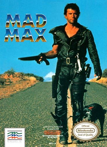 Reproduction Retro A3 video game print Poster of Mad Max Box art for Nes