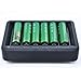 ESYB S6 Universal Smart Battery Charger 6 Slot for Rechargeable Batteries Li-ion, Ni-MH, Ni-Cd,10440 14500 16340 18650 26650 A AA AAA