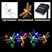 GIGALUMI 2 Pack Solar Strings Lights, 20 Feet 30 LED Dragonfly Solar Fairy Lights, Garden Lights for Outdoor, Home, Lawn, Wedding, Patio, Party and Holiday Decorations- Multi Color