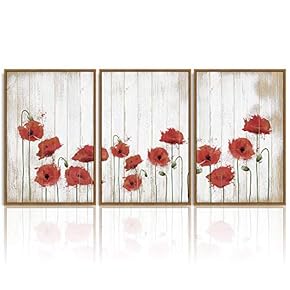 signwin 3 Piece Framed Canvas Wall Art Wild...