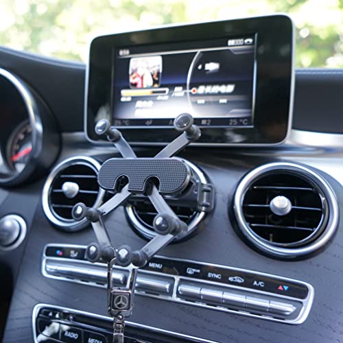 Car Phone Holder Mount Compatible with Mercedes Benz C-Class, E-Class,S-Class,B-Class,A-Class, GLC/GLE/GLS/GLB/GLA-Class 2016-2023 & Mini Cooper, Mercedes Benz Accessories