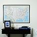 Craig Frames Wayfarer, Classic United States Push Pin Travel Map