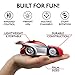Force1 Remote Control Car Gravity Defying RC Car - RC Cars for Kids and Adults, Race Car Boys Toys for Floor or Wall w/ USB for Rechargeable Fast RC Car (Red)