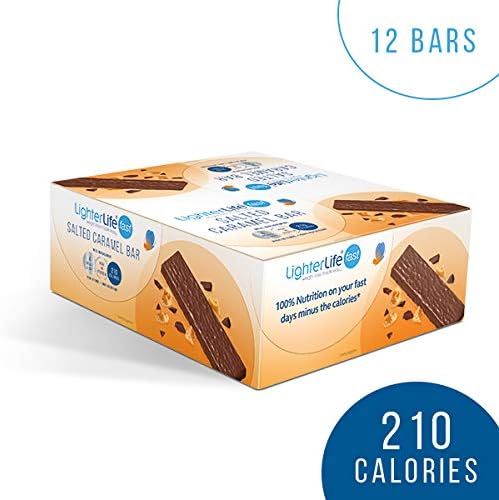 LighterLife Salted Caramel Bar, Weight Loss Meal Replacement Bar, High in Protein with 25% of RDA Vitamins and Minerals, 60g, Box of 12 - Image 3