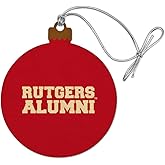 GRAPHICS & MORE Rutgers Scarlet Knights Alumn Wood Christmas Tree Holiday Ornament