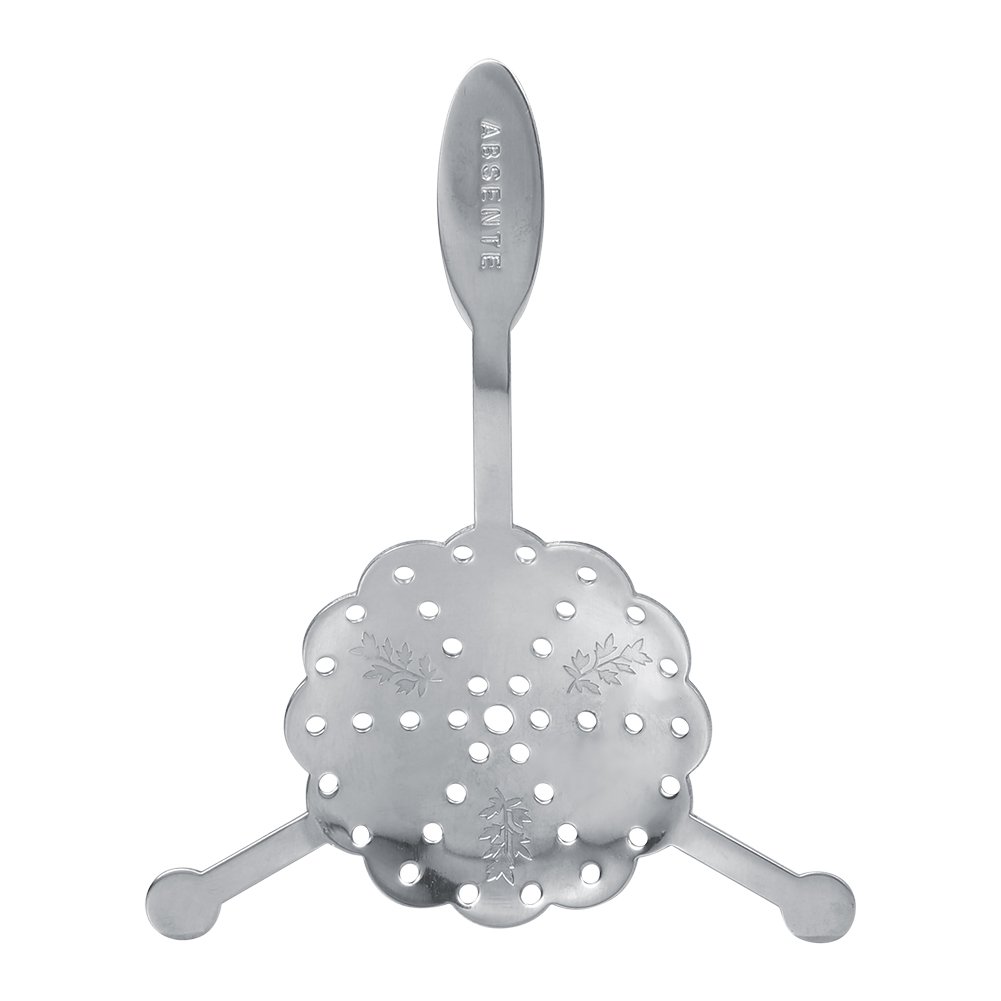 TOPINCN Wormwood Spoon Stainless Steel Absinthe Spoon Cocktail Bar Glass Cup Drinking Filter (#3)