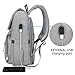 COCOCKA Diaper Bag Backpack with Changing Pad,USB Charging Port &Stoller Straps