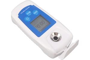 Digital Brix Refractometer with ATC, High Accuracy, Backlight Display, Wide Application, Easy to Use, 0-55% Brix Meter for Su