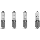 FSLPQP 4 PCS H21W 12V Light Bulb Plug and Play, Car Turn Signal Light BAY9S Daytime Running Light BAY9s Rear Fog Reversing Light For Cars Motorcycles Trucks Automotive Use (White)