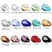 BRCbeads Glass Beads Crystal 150pcs Faceted #5500 Straight Hole Teardrop Shape 10x15mm Assorted Colors Include Plastic Jewelry Container Box Wholesale Mix lot Beads for jewelery Making