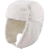 JANGANNSA Waterproof &Windproof Winter Baby Beanie Fleece Lined Kids Trapper Hat Earflap Warm Hat for Boys Girls