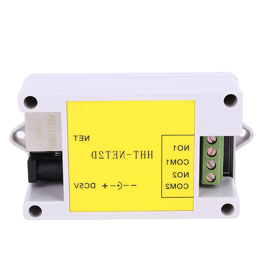 Remote Control Module, 2 Channel IP Network Relay Switch Module, Reliable for Motor Electric Light