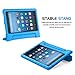 MoKo Case for All-New Fire HD 8 2016/2017/2018 - Kids Shock Proof Convertible Handle Light Weight Super Protective Stand Cover for Amazon Fire HD 8 (6th/7th/8th, 2016/2017/2018), Blue
