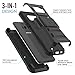 Galaxy S8 Plus Case, MoKo Shock Absorbing Hard Cover Ultra Protective Heavy Duty Case with Holster Belt Clip + Built-in Kickstand for Samsung Galaxy S8 Plus - Black