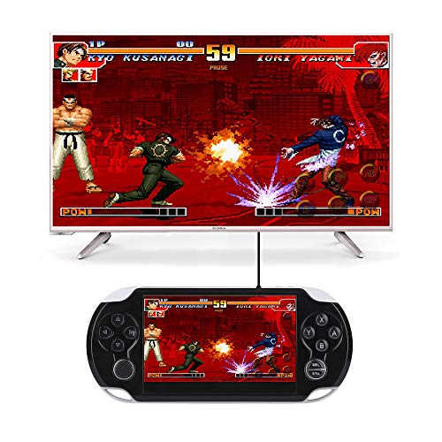 DREAMHAX Handheld Game Console with 4.3 Inch Screen Free 10000 Games, Portable Video Games with 8GB + 32GB Storage, Classic Arcade Retro Game Player Gameboy, Birthday Gifts Presents for Kids Children