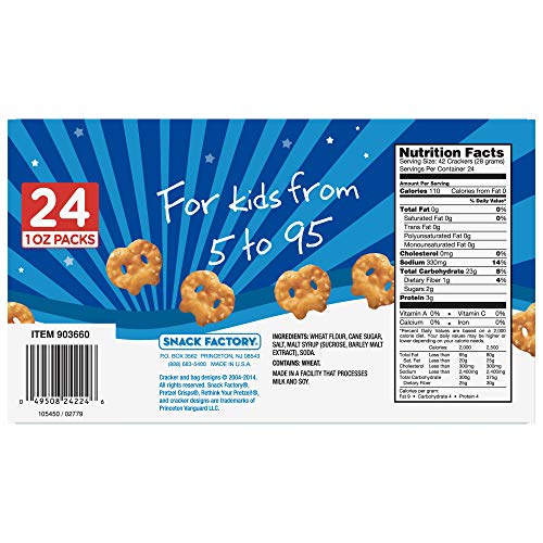 3 Snack+Factory+Pretzel+Original+Single+Serve