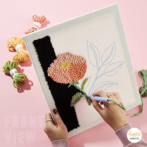 DIY PunchNeedle Kit, StepbyStep PunchNeedle Embroidery Kit with Pre