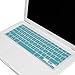 TopCase AQUA BLUE Keyboard Silicone Skin Cover for Macbook 13
