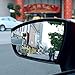 Slim Square Blind Spot Mirror, Ampper HD Glass Frameless Convex Rear View Mirror, Pack of 4
