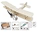 Dancing Wings Hobby Balsa Wood Micro 3CH Indoor Electric Biplane Sopwith Pup Need to Build (K0604)