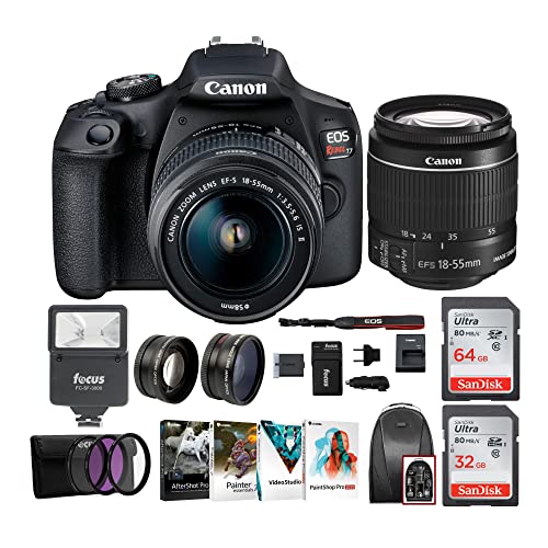 Canon EOS Rebel T7 Digital Camera 24 Megapixel 1080p HD Video DSLR with Wide Angle 1855 mm