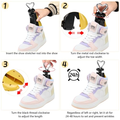 Luziyun Shoe Stretcher for Men Women Shoe Stretcher Plastic Fair Length And Width Suitable For Sizes For Various Types Of Footwear