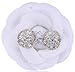 Fashion jewelry trendy statement encrusted rhinestone earrings for women