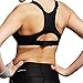 Newlashua Women's High Support Push Up Zip Front Close Padded Sports Bra
