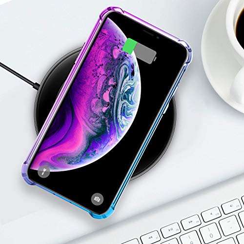 Salawat for iPhone Xs Case Clear iPhone X Case Cute Gradient Slim Anti