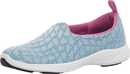Vionic Women's Orthotic Mesh Shoes Slip-on Sneakers Agile Hydra Light Blue (7, Wide)