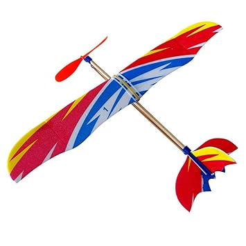 VIPECO Elastic Rubber Band Plastic DIY Plane Model Building Kits Educational Toy Reliable Quality and Durable