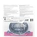 Certified Appliance Accessories 30-Amp Appliance Power Cord, 3 Prong Dryer Cord, 3 Wires with Eyelet Connectors, 6 Feet, Copper Wire