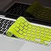 Kuzy Compatible with MacBook Pro Keyboard Cover 2023 2022 14 inch A2779 A2442-16 inch A2780 A2485 M1 Silicone MacBook Air M2 Keyboard Cover A2681 13.6 inch MacBook Air Keyboard Cover Skin, Yellow