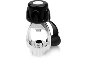 Qnbes DIN Regulator to Yoke Converter First Stage Adapter with Dust Cap for 200 to 300 Bar DIN Valves Fit for Scuba Diving Tank Regulator