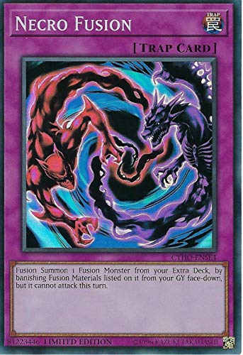 Yu-Gi-Oh! - Necro Fusion - CYHO-ENSE4 - Super Rare - Limited Edition - Cybernetic Horizon