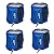 FlexiFreeze Can Cooler set- 4 refreezable folding can coolers