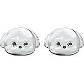 14K Gold Plated Cute Bichon Frise Dog Puppy Design Stud Earrings for Women丨925 Sterling Silver Ear Posts 丨Adorable Hypoallergenic Jewelry Gift for Dog Lovers