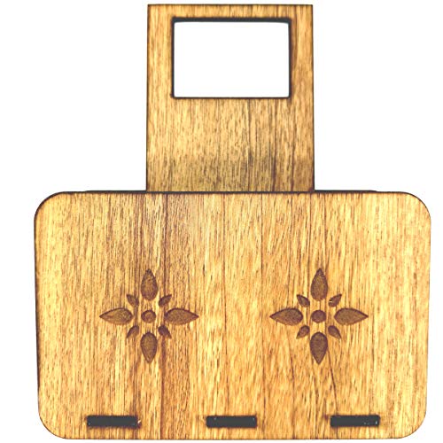 MD Proelectra PD Craft0zone - Wooden Portable Wall Mobile Charging Holder - Creative Wooden Art