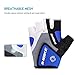 INBIKE Cycling Gloves for Men and Women with 5MM Shock-Absorbing Gel Pad, Anti-Slip Half-Finger Bike Gloves for MTB Biking Bicycle and Riding