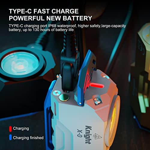 WUBEN X0 Rechargeable Mini Flashlight with 900 Lumens Pocket EDC Flashlights, 175