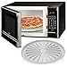 Microwave Pizza Plate Cook Bacon Sausage Meat Dishwasher Safe Round Pan Tray