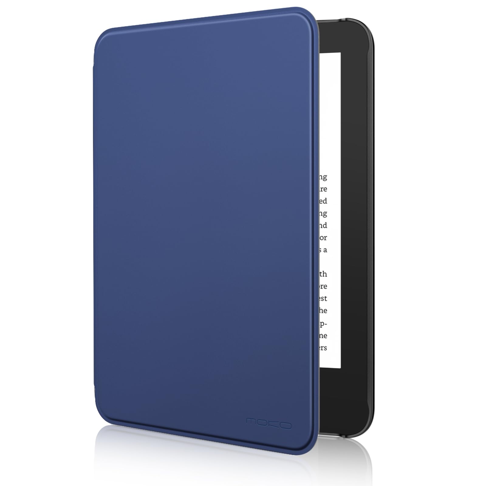 MoKo Case Fits 6" All-New Kindle (11th Generation-2024/2022 Release)& International Version, Lightweight Shell Cover with Auto Wake/Sleep for 11th Gen E-Reader, Navy Blue