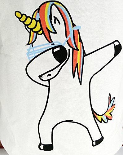 image for FUNNYGO Storage Bin，Canvas Fabric Collapsible Organizer Basket for L