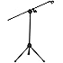 Ohuhu Microphone Stand Dual Mic Clip / Collapsible Tripod Boom Stand